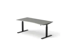 Elektrisch ihv bureau HxBxD 640-1300x1800x900/800mm blad grijs