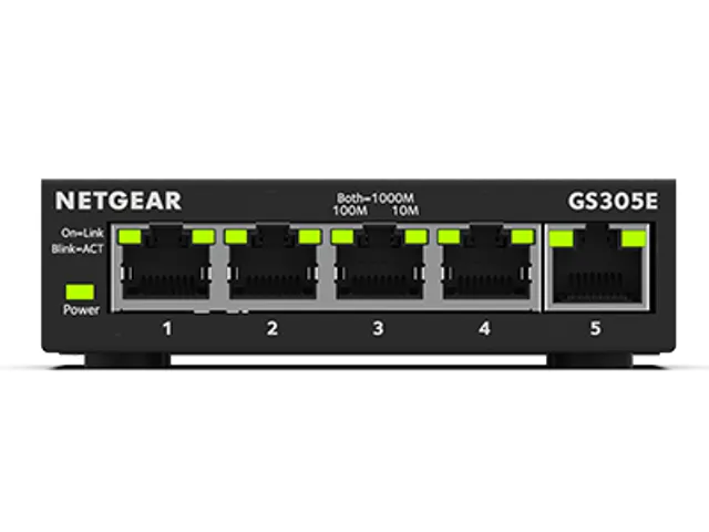 5-Poorts Gige Smart Managed Plus Soho Switch
