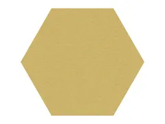 Prikbord Zeshoek Geel Kleur 2212 Bulletin Paneel Ø 60cm frameloos