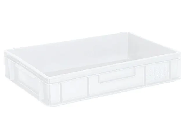 Euronorm Stapelkrat Hxlxb 120x600x400mm 23liter Wit