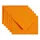 Envelop Papicolor C6 114x162mm oranje pak à 6 stuks