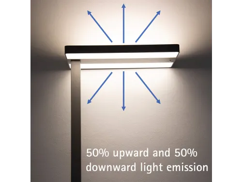 Vloerlamp LED MAULjuvis sensor dimbaar tafelklem Zilver
