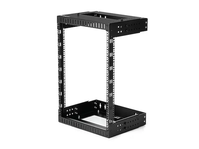 15U wand monteerbaar server rack met verstelbare rails