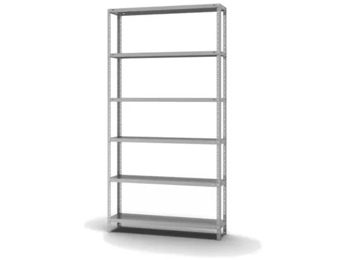 magazijnstelling,grondveld,HxBxD 2500x1300x300mm,vaklast 125kg