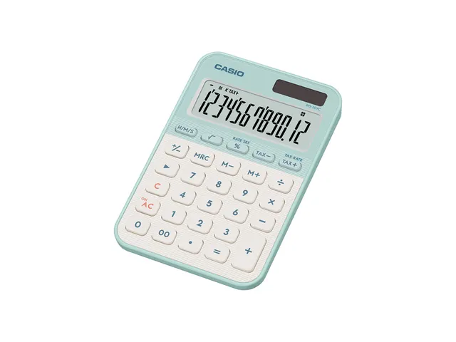 Rekenmachine Casio MS-20YC-LG groen