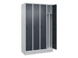 locker voor scheiding van kleding,HxBxD 1950x1200x500mm,4vak - 2