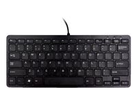 Ergonomisch toetsenbord R-Go Tools Compact Qwerty zwart