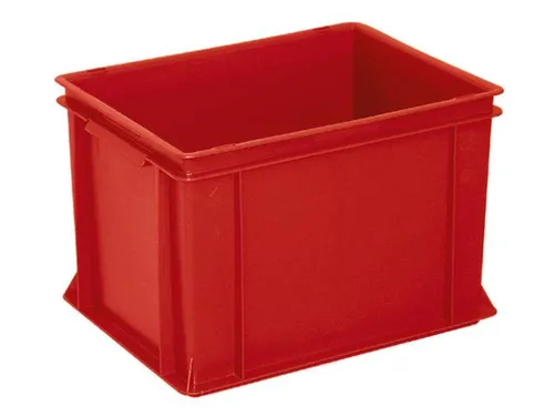 Euronorm Stapelkrat Hxlxb 270x400x300mm 26liter Rood