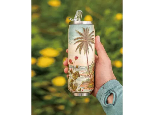 Thermosbeker Les Artistes Paris blik 500ml Beach met rietje