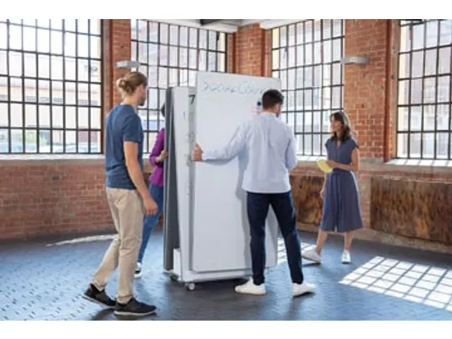 Move & Meet mobiel systeem, 2 whiteboard panelen, 90 x 180 cm