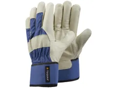 Tegera 106 mechanische handschoenen, blauw/beige, maat 9, per 6 paar