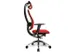 Siège De Bureau Pivotant Rouge Assise Hxlxp 430-520X480X500Mm Dossier