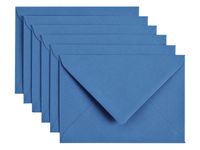 Envelop Papicolor C6 114x162mm Donkerblauw Gegomd