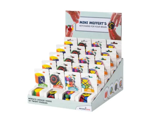 Meffert mini keychain puzzel display 20 stuks