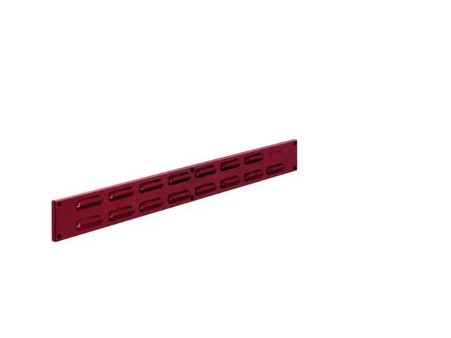 rail latéral pour plaques à fentes,HxlxP 76,2x650x13mm,acier,RAL3004