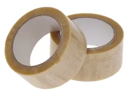 OUTLET Verpakkingstape Transparant PVC 25mmx66mtr 35µm