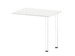 aanbouwtafel,i.h.v.,HxBxD 720-840x800x600mm,Bl-wit