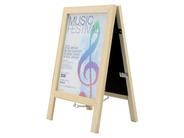 Krijtbord securit mini tafelstoepbord 24x15cm