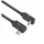 Kabel ACT USB-C hoek links/rechts USB-C hoek boven/beneden 10Gbps 1m