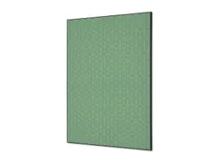 Wanddecoratie Textiel Set A1 Hexagon Groen