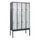 dubbeldekse locker,HxBxD 2120x1200x500mm,4x2vak.,vak B 300mm