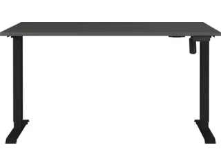 Elektrisch ihv bureau,HxBxD 710-1190x1400x800mm,blad zwart - 2