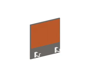 baliepaneel v. bureau aanbouw links B 600mm NP-tiepolo nut beige - 1