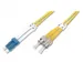 Glasvezel patchkabel, duplex, LC naar ST SM OS2 09/125 µ, 2 m