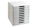 Bloc à tiroirs MODULO A4 10 tiroirs Classic Gris