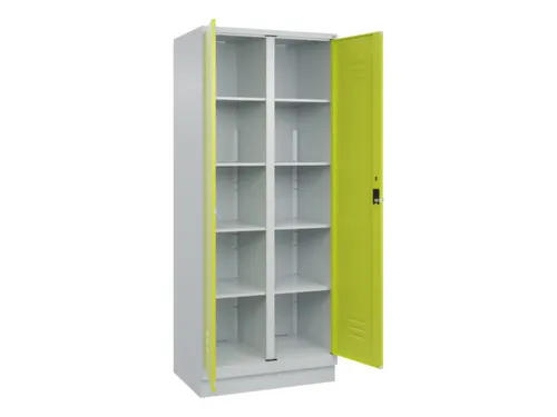 wasgoedverdeelkast,HxBxD 1950x800x500mm,vak B 400mm,draaigrendel