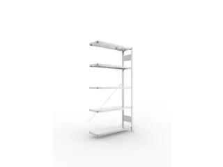 systeemstelling,aanbouwveld,CLIP,HxBxD 2000x1006x336mm,vakl. 150kg - 3
