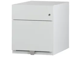 Ladenblok Staalplaat 495x420x565mm 1hangmappenlade 1lade Lichtgrijs