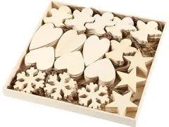 Ornament 9-11cm dikte 4mm triplex/pk90