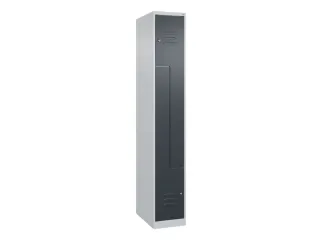 Z-garderobekast,HxBxD 1850x300x500mm,vak B 150/300mm,cil.-slot - 1