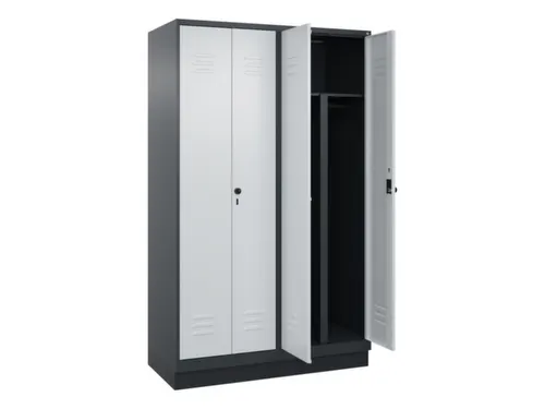 PBM-locker,HxBxD 1950x1200x500mm,4vak,vak B 300mm,draaigrendel