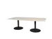 Table De Réunion Linesto Hauteur Fixe 240x120cm Chêne Robson - Noir
