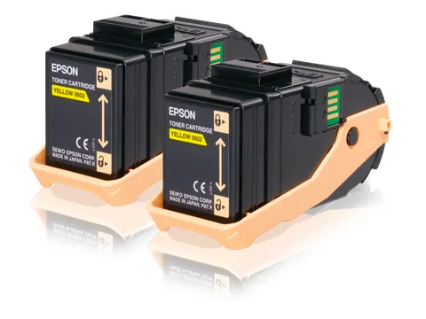 Double Pack Toner Cartridge Yellow 7.5kx2