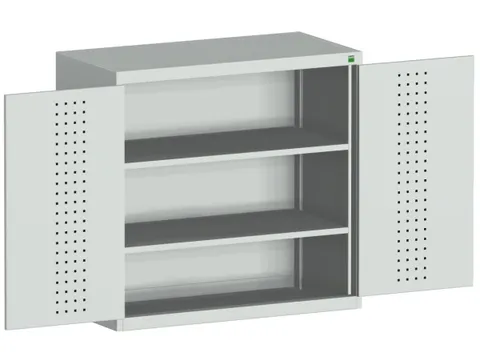 kast met geperforeerde platen,HxBxD 1000x1050x650mm,2xStalen bodem