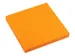 Bloc-mémos 75x75mm quadrillé orange brillant bloc de 80 feuillets