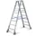 Verrijdbare Boktrap Aluminium L 2 04M 2X8Treden
