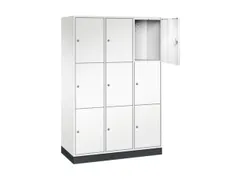 grootvolume-lockersysteem,HxBxD 1950x1220x500mm,3x3vakken,cil.-slot