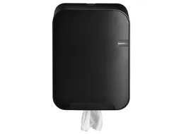 Poetspapierdispenser Quartzline Q16 medium zwart 441154