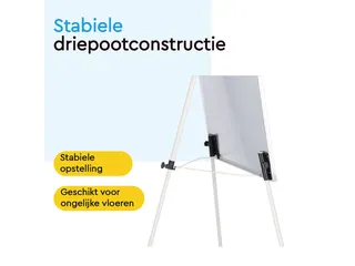 BRASQ Flipover Basic 70x100cm Magnetisch Aluminum met accessoires - 3