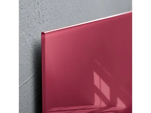 Glasmagneetbord Sigel Artverum 48x48cm Bessenrood