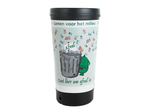 Trashman Afvalbak 210 Liter Zwart