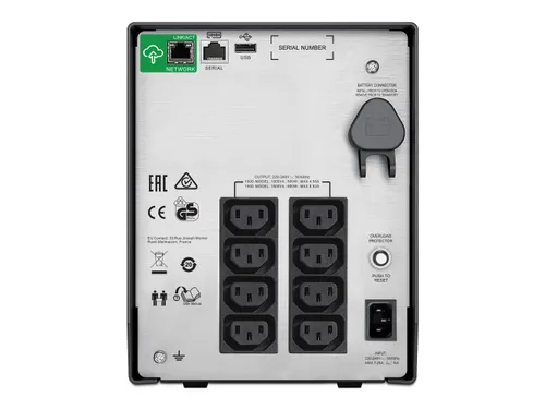 APC Smart-UPS SMC1000IC Noodstroomvoeding - 8x C13, USB, SmartConnect,