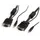 Coax Hoge Resolutie Vga Monitorkabel Met Audio Hd15 M/m 2 Meter