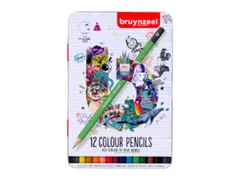 Crayon de couleur Bruynzeel boîte métal 12 pièces