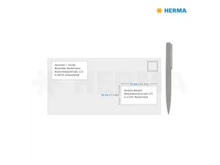 HERMA 4633 Premium etiketten A4 70x36mm Wit 4800 stuks - 4