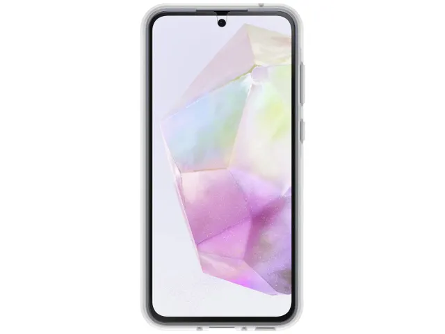 React Case + Beschermglas Galaxy A35 5g glashelder